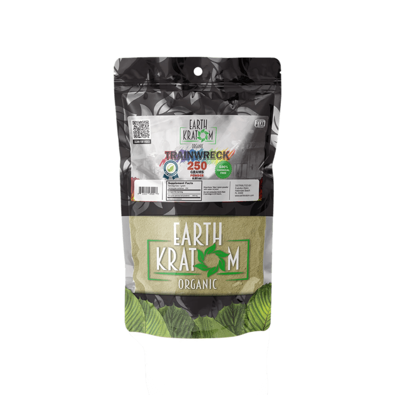 EARTH KRATOM POWDER 250G - TRAINWRECK