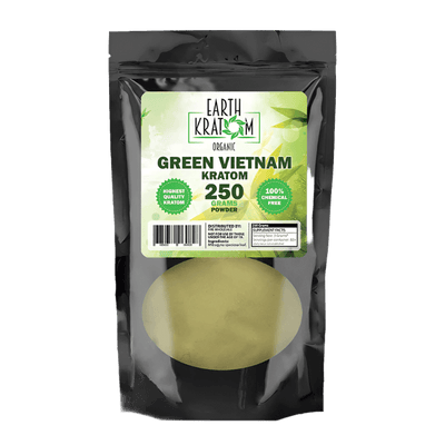 EARTH KRATOM POWDER 250G - VIETNAM GREEN VEIN