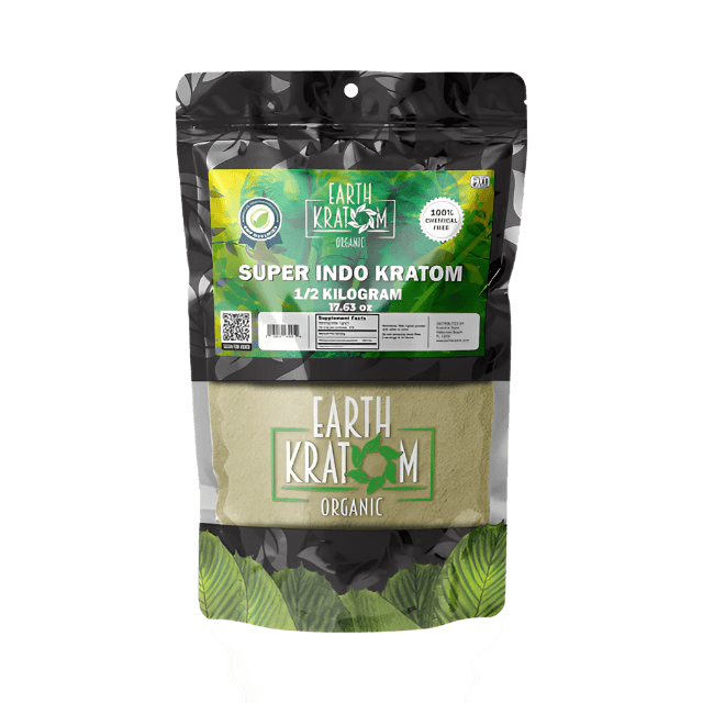 EARTH KRATOM POWDER 500G - INDO SUPER GREEN VEIN