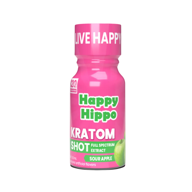 Happy Hippo Kratom Shot 10ml 120mg