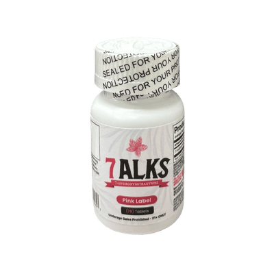 7ALKS 75ct 7OH Chewable Tabs Pink Label Bottle 20mg Per Tablets