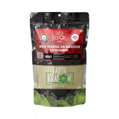 EARTH KRATOM POWDER 500G - MAENG DA RED VEIN