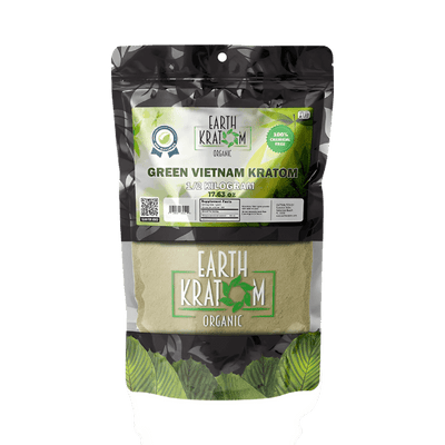 EARTH KRATOM POWDER 500G - VIETNAM GREEN VEIN