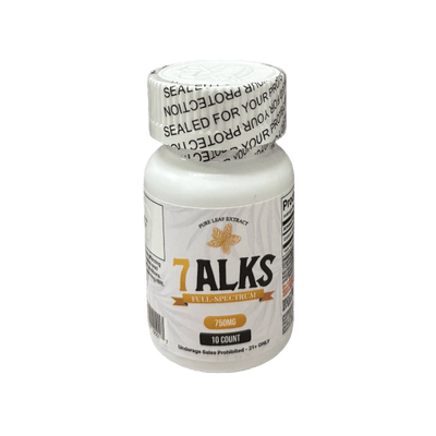 7ALKS 10ct 7OH Chewable Tabs Bottle 40mg Per Tablets