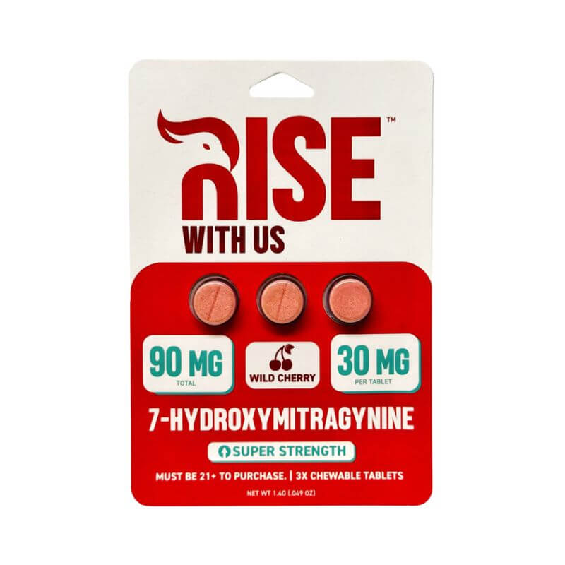 Rise 3ct 7OH Tabs Super Strong 30mg Per Tablet