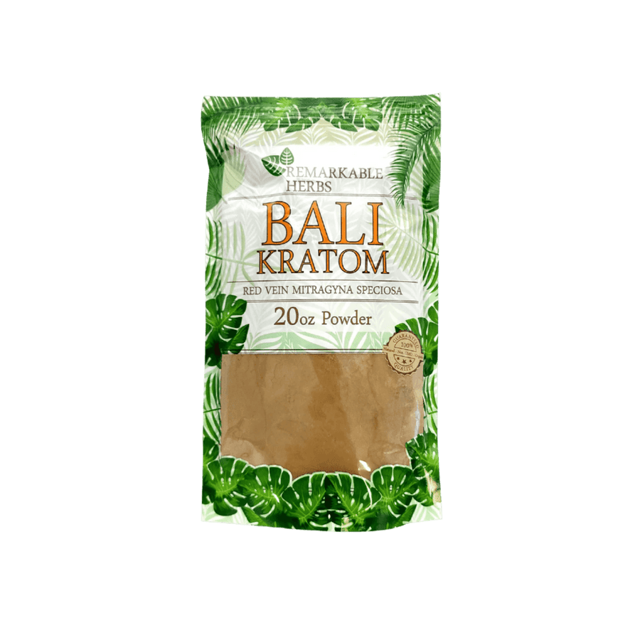 REMARKABLE HERBS KRATOM POWDER 20OZ - BALI RED VEIN