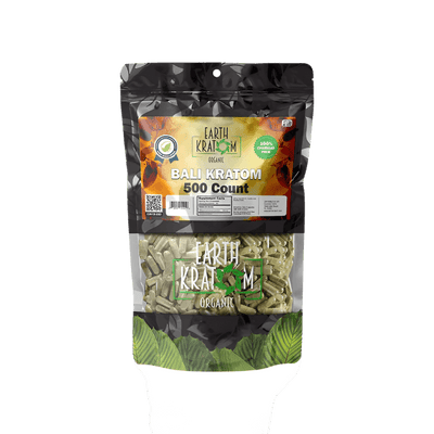 EARTH KRATOM CAPSULES 500CT - BALI