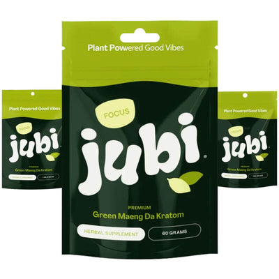 Jubi Focus Green Maeng Da Kratom Powder (60g - 250g - 1kg)
