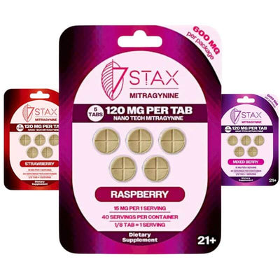 7Stax Nano Tech Mitragynine Tablets 5ct 120mg Per Tablet