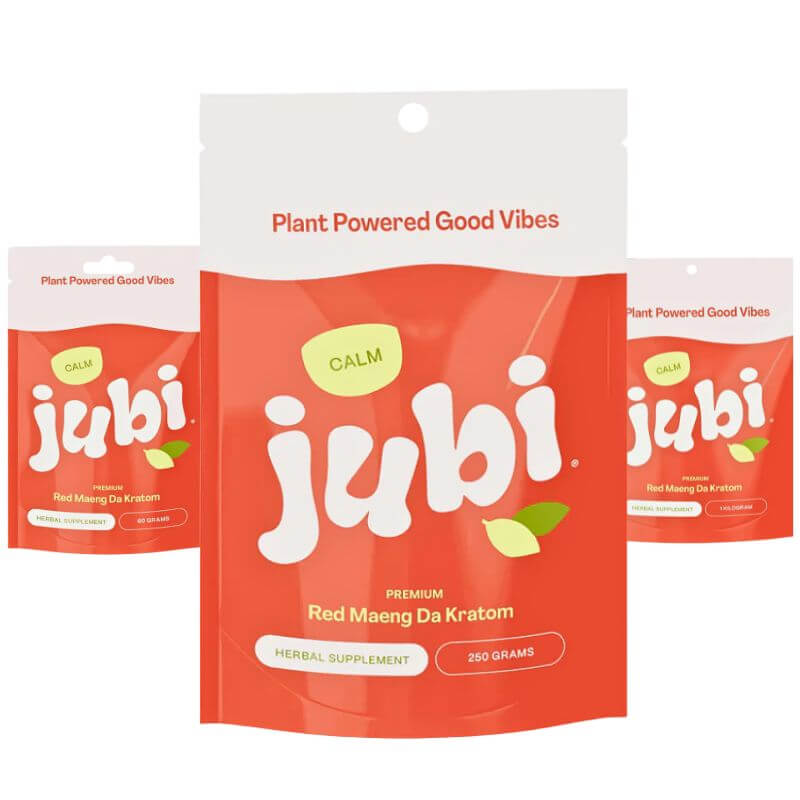 Jubi Calm Red Maeng Da Kratom Powder (60g - 250g - 1kg)