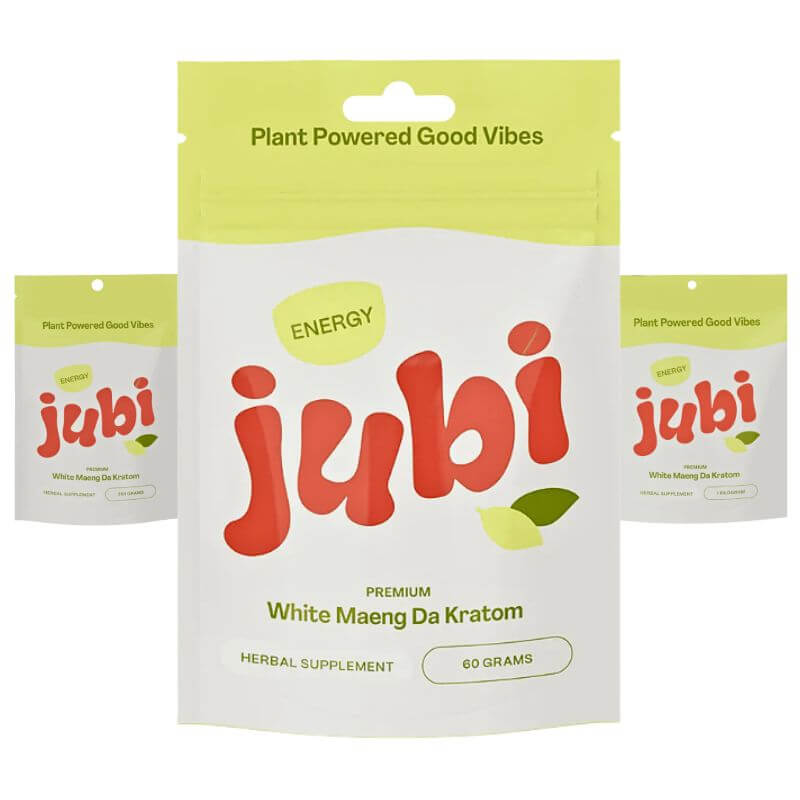 Jubi Energy White Maeng Da Kratom Powder (60g - 250g - 1kg)
