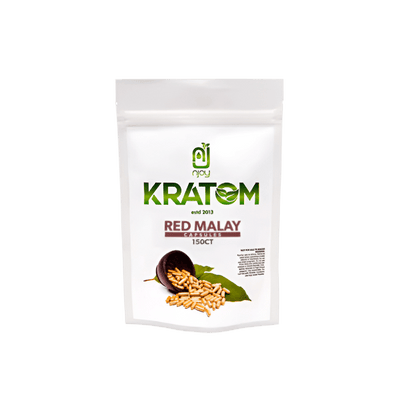 NJOY KRATOM CAPSULES 150CT - MALAY RED VEIN