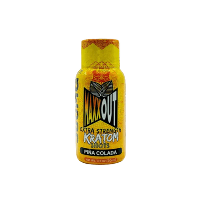 MAXXOUT EXTRA STRENGTH KRATOM SHOT 380MG – PINA COLADA
