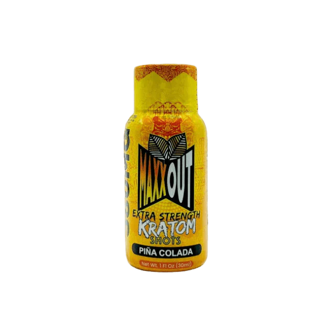 MAXXOUT EXTRA STRENGTH KRATOM SHOT 380MG – PINA COLADA