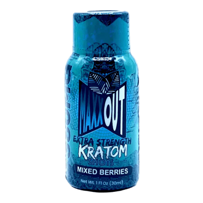 MAXXOUT EXTRA STRENGTH KRATOM SHOT 380MG – MIXED BERRIES