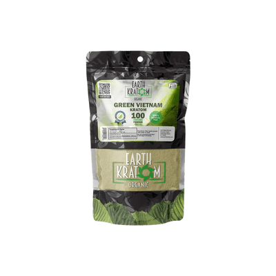 EARTH KRATOM POWDER 100G - VIETNAM GREEN VEIN