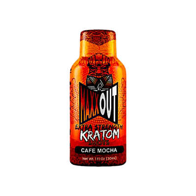 MAXXOUT EXTRA STRENGTH KRATOM SHOT 380MG – CAFE MOCHA