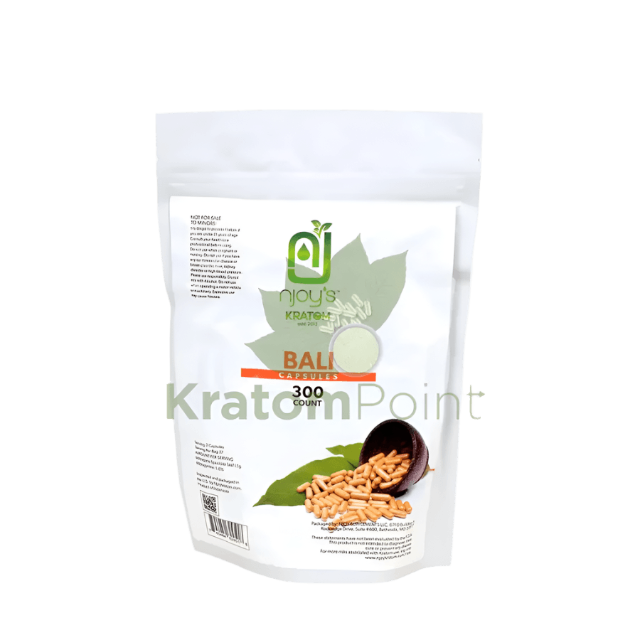 NJOY KRATOM CAPSULES 300CT - BALI