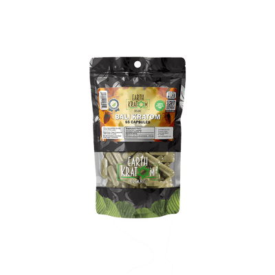 EARTH KRATOM CAPSULES 65CT - BALI