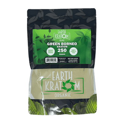 EARTH KRATOM POWDER 250G - BORNEO GREEN VEIN