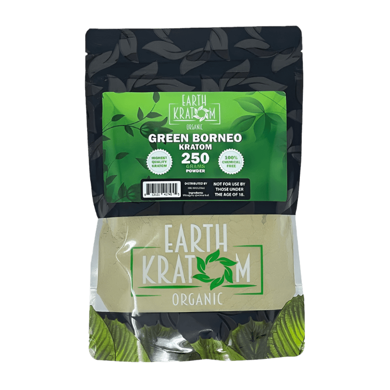 EARTH KRATOM POWDER 250G - BORNEO GREEN VEIN