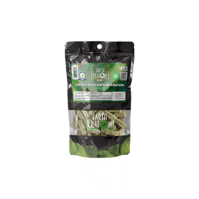 EARTH KRATOM CAPSULES 65CT - HULU GREEN VEIN