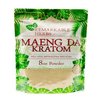 REMARKABLE HERBS KRATOM POWDER 8OZ - MAENG DA RED VEIN