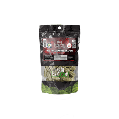 EARTH KRATOM CAPSULES 65CT - HULU RED VEIN