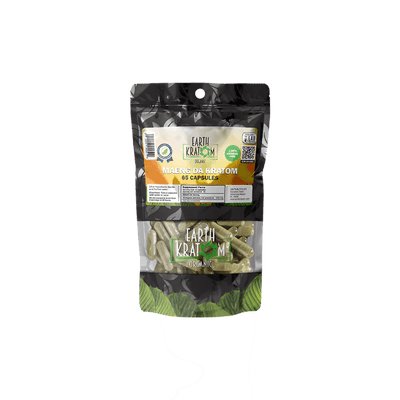 EARTH KRATOM CAPSULES 65CT - MAENG DA GREEN VEIN