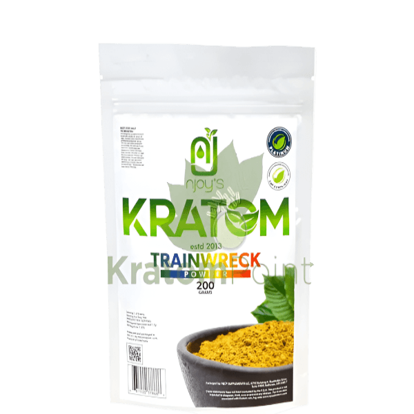 NJOY KRATOM POWDER 200G - TRAINWRECK
