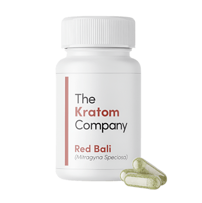 THE KRATOM COMPANY CAPSULES 500CT / 14.4OZ / 500MG - BALI RED VEIN
