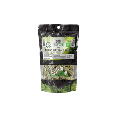 EARTH KRATOM CAPSULES 65CT - VIETNAM GREEN VEIN