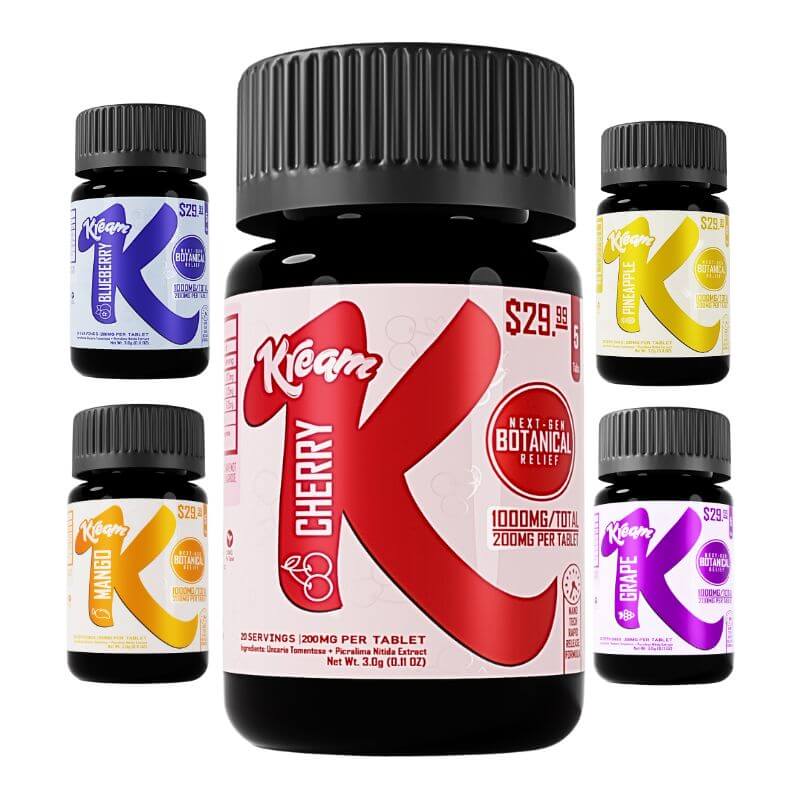 KREAM NEXT-GEN BOTANICAL RELIEF TABLETS 5CT 200MG PER TABLET