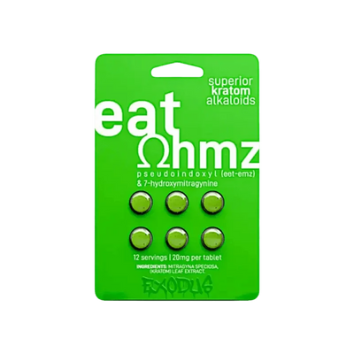 Eat OHMZ 6ct 7OH Tabs Exodus Extract Green Pseudo+7OH 20mg per Tablet