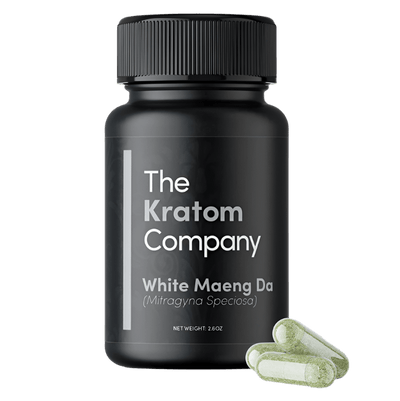 THE KRATOM COMPANY CAPSULES 150CT / 4.8OZ / 500MG - MAENG DA WHITE VEIN