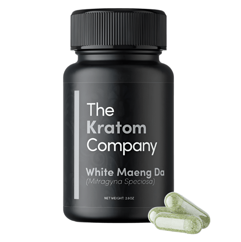 THE KRATOM COMPANY CAPSULES 150CT / 4.8OZ / 500MG - MAENG DA WHITE VEIN
