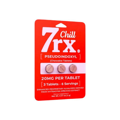 7rx Chill 3ct 7OH + Pseudo Chewable Tabs 20mg per Tablet