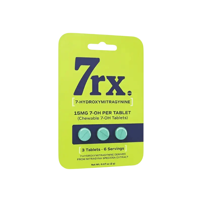 7rx 3ct 7OH Chewable Tabs 15mg per Tablet