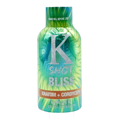 K SHOT 60ML - BLISS EXTRA STRENGTH KRATOM+CORDYCEPS