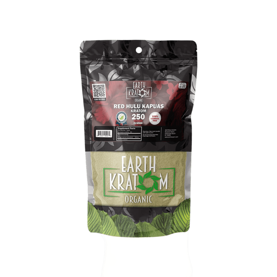 EARTH KRATOM POWDER 250G - HULU RED VEIN