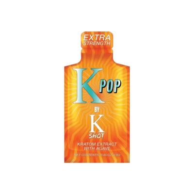 K SHOT K POP GEL PACKS 13G 100MG - KRATOM+AGAVE EXTRA STRENGTH