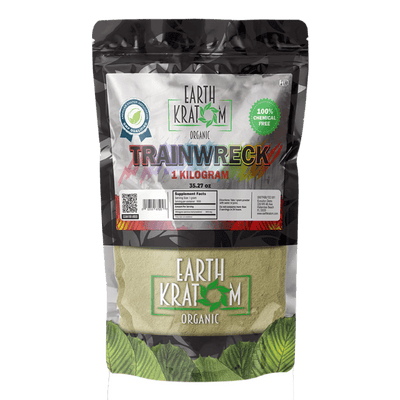 EARTH KRATOM POWDER 1000G / 35.27OZ - TRAINWRECK