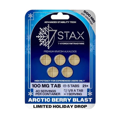 7Stax 7-Hydroxymitragynine Tablets 5ct 100mg Per Tablet