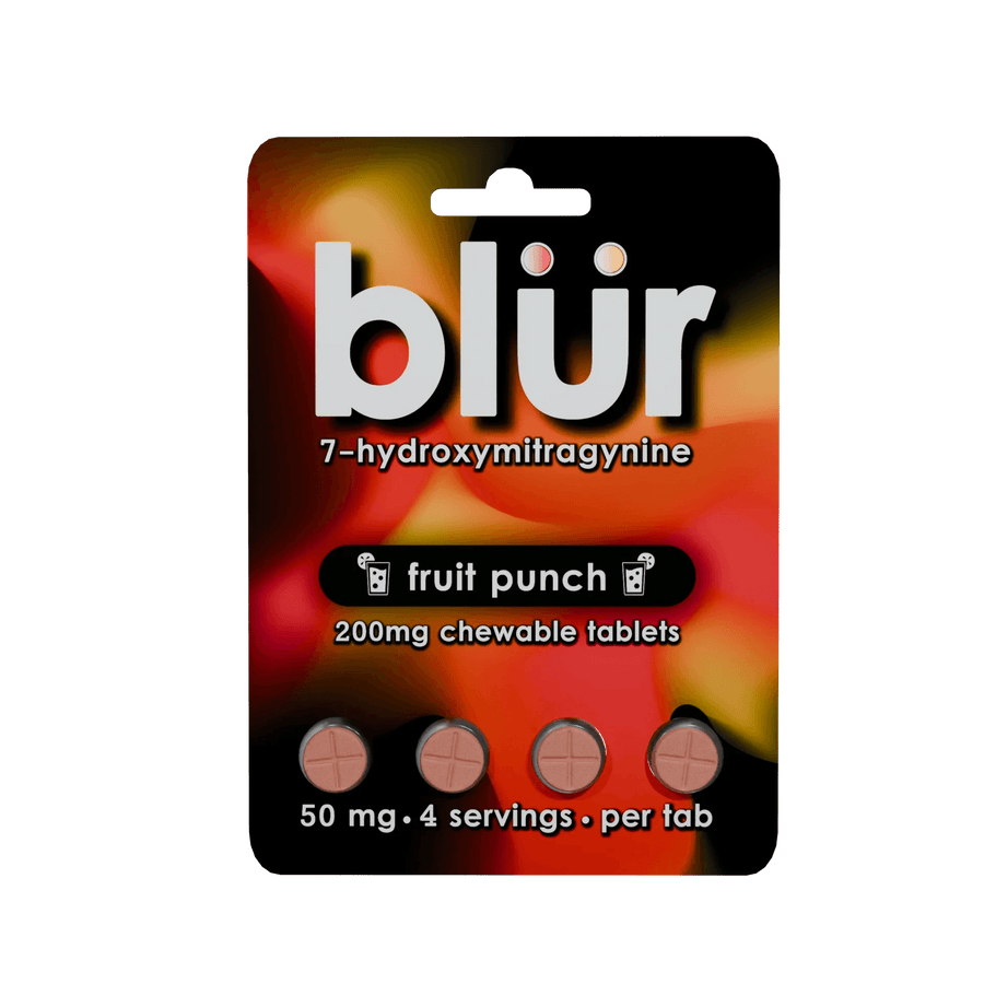 Blur 4ct 7OH Fruit Punch Tabs 50mg Per Tablet
