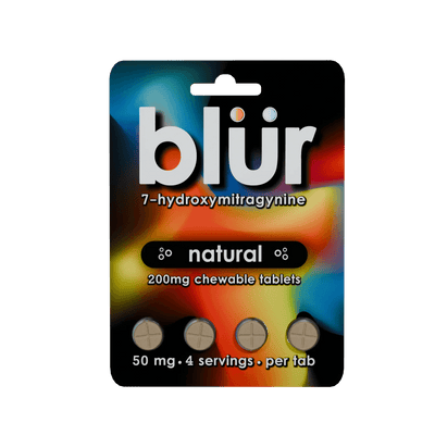 Blur 4ct 7OH Natural Tabs 50mg Per Tablet