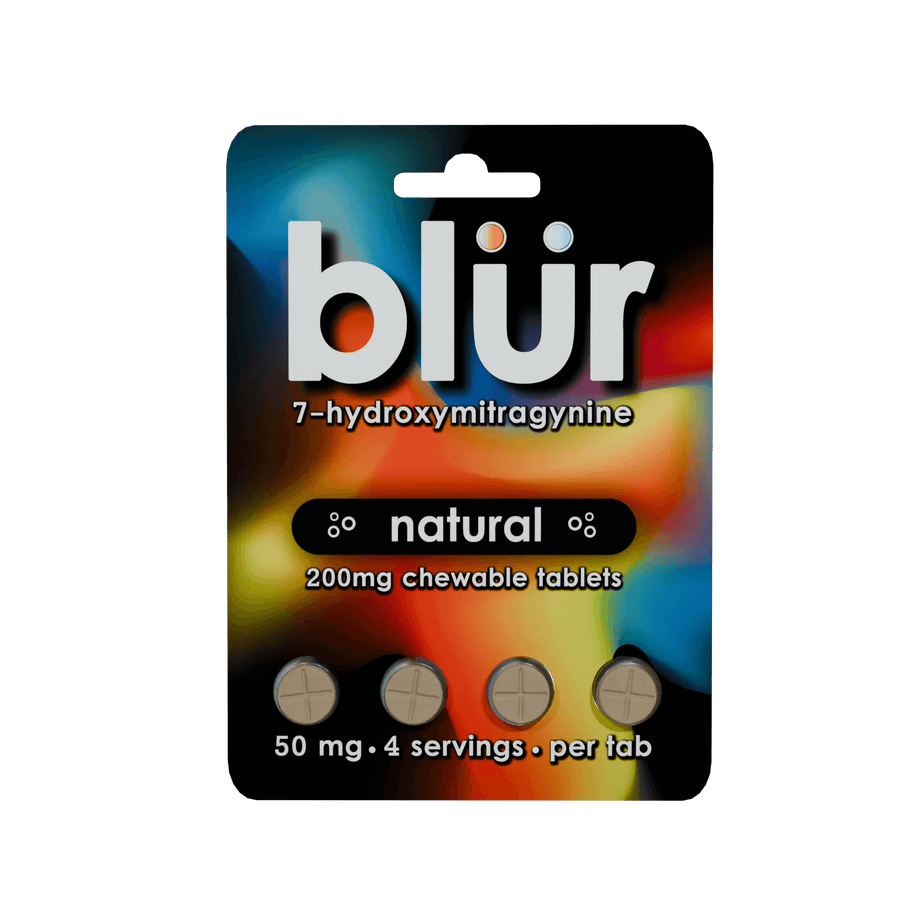 Blur 4ct 7OH Natural Tabs 50mg Per Tablet