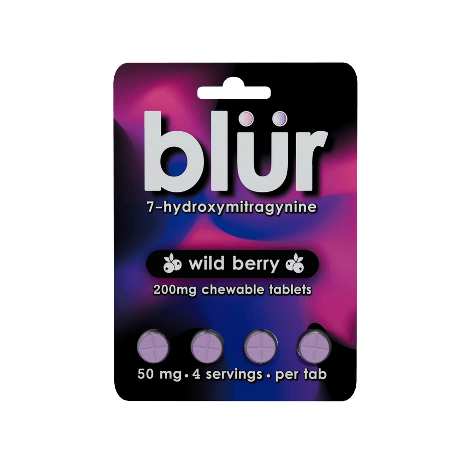 Blur 4ct 7OH Wild Berry Tabs 50mg Per Tablet