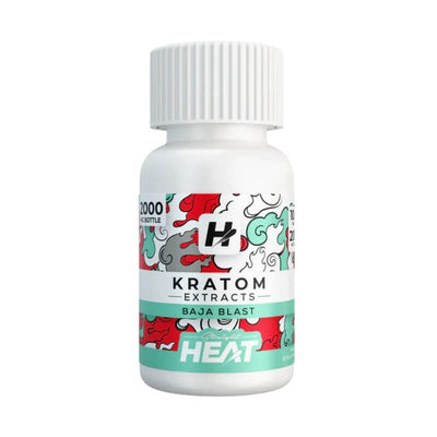 STRAIGHT HEAT KRATOM EXTRACT TABLETS 10CT 200MG PER TABLET