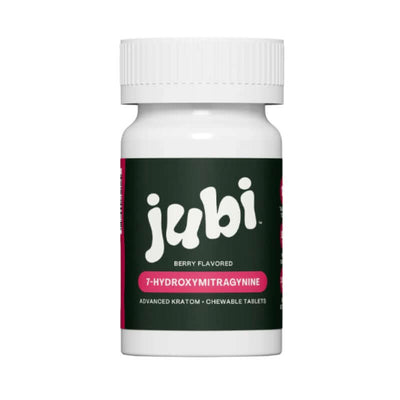 JUBI 7-HYDROXYMITRAGYNINE CHEWABLE TABLETS 10CT 100MG PER TABLET