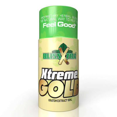 BLISSXTRA XTREME GOLD KRATOM EXTRACT SHOTS 10ML